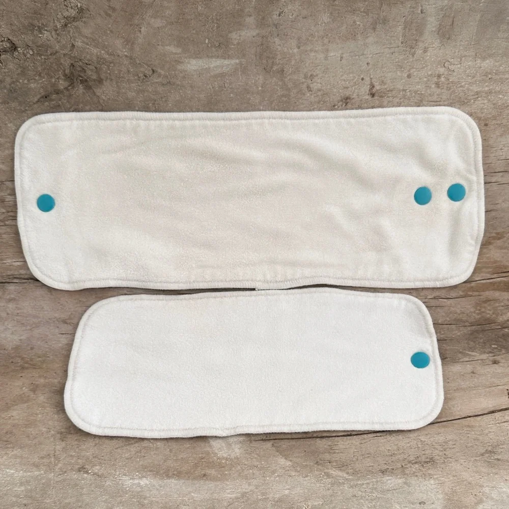 B Grade. Lalabye baby cloth diaper Pair of inserts, Large and booster small